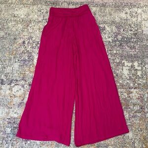 Versona Magenta Wide Leg Pants